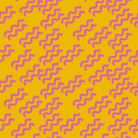 nahtlos Muster Kringel kritzeln im 90er Jahre Stil. hell bunt abstrakt Gekritzel Design mit Spiral, gerundet Formen, geometrisch Linien, lockig. zum Textilien, Papier, Stoffe, Hintergrund, Verpackung. vektor