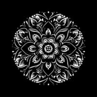 mandala, minimalistisch und einfach Silhouette - - Vektor Illustration