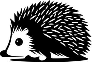 Igel - - minimalistisch und eben Logo - - Vektor Illustration