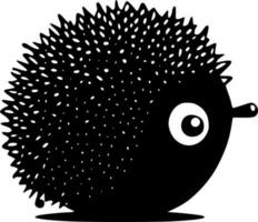 Igel, minimalistisch und einfach Silhouette - - Vektor Illustration