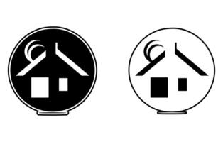 minimal Zuhause Symbol, Netz Startseite Symbol, Vektor Webseite Schild, Haus Symbol Satz. Zuhause Vektor Illustration Symbol