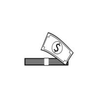 Geld-Vektor-Symbol-Illustration vektor