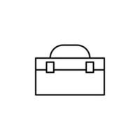 Angler Tasche Vektor Symbol Illustration