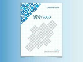 modern jährlich Bericht Design Vorlage vektor