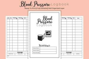 Blutdruck Logbuch vektor