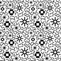 abstrakt Muster nahtlos Vektor schwarz und Weiß Textil- drucken Textur hintergrund.eps