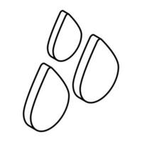 ein Linie Design Symbol von Micellen vektor