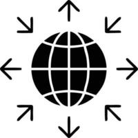 Globus Planet Erde Symbol Symbol Vektor Bild. Illustration von das Welt global Vektor Design. eps 10v