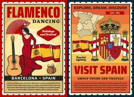 Spanisch Flamenco, Museum, Spanien Reise und Tourismus vektor