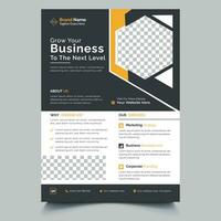 Corporate Business Flyer Vorlage Design vektor