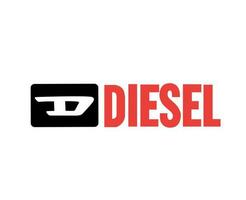 Diesel Marke Logo Symbol Design Luxus Kleider Mode Vektor Illustration