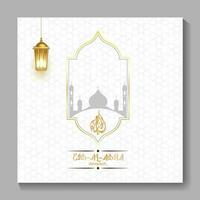 eid al Adha social media affisch design. vektor