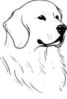 golden Retriever - - hoch Qualität Vektor Logo - - Vektor Illustration Ideal zum T-Shirt Grafik