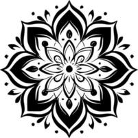 mandala, minimalistisch und einfach Silhouette - - Vektor Illustration