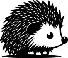 Igel, minimalistisch und einfach Silhouette - - Vektor Illustration