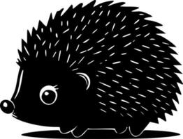 Igel, minimalistisch und einfach Silhouette - - Vektor Illustration