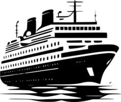 Kreuzfahrt Schiff - - hoch Qualität Vektor Logo - - Vektor Illustration Ideal zum T-Shirt Grafik