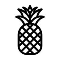 Ananas-Icon-Design vektor