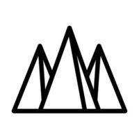 Pyramiden Symbol Design vektor