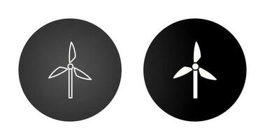 Symbol für Windmühlenvektor vektor