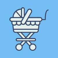 Kinderwagen-Vektor-Symbol vektor