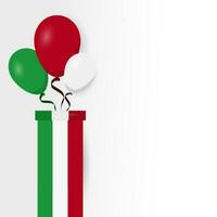 festa della republik italiana, 2 giungno, Italien republik dag 2 juni, Italien nationell flagga. firande bakgrund vektor