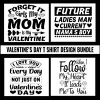 Valentinstag Tag t Hemd Design Bündel, Mode, Hemd, Design, vektor