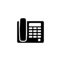 Telefon Symbol oder Logo isoliert Zeichen Symbol Vektor Illustration, Sammlung von hoch Qualität schwarz Stil Vektor. alt Telefon Symbol schwarz Vektor Illustration