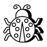 modern Design Symbol von Ernte Pest vektor