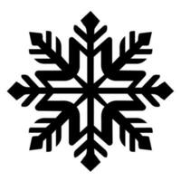 Schneeflocke Vektor Symbol Weihnachten Dezember Dekoration