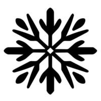 Schneeflocke Vektor Symbol Weihnachten Dezember Dekoration