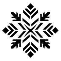 Schneeflocke Vektor Symbol Weihnachten Dezember Dekoration