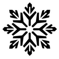 Schneeflocke Vektor Symbol Weihnachten Dezember Dekoration