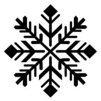 Schneeflocke Vektor Symbol Weihnachten Dezember Dekoration