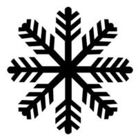 Schneeflocke Vektor Symbol Weihnachten Dezember Dekoration