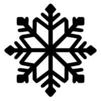 Schneeflocke Vektor Symbol Weihnachten Dezember Dekoration