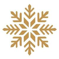 isoliert Schneeflocke Vektor Symbol Winter schmücken Ornament