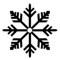 Schneeflocke Vektor Symbol Weihnachten Dezember Dekoration