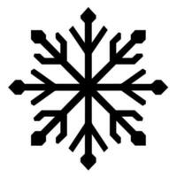 Schneeflocke Vektor Symbol Weihnachten Dezember Dekoration