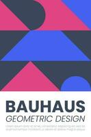 abstrakt Bauhaus Elemente Formen zum verwenden wie Banner Startseite oder Poster vektor