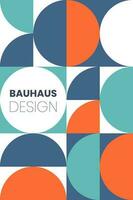 abstrakt Bauhaus Elemente Formen zum verwenden wie Banner oder Poster vektor