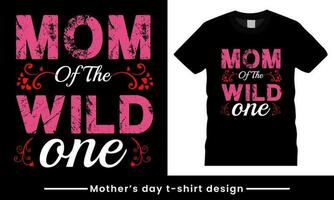 mödrar dag vektor text, mor och kärlek Citat t-shirt och vektor design mall.