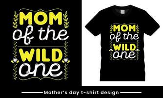 mor och kärlek Citat t-shirt och vektor design mall.