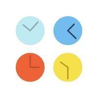 Uhr Symbol Vektor Design Illustration