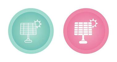 Vektorsymbol für Solarpanel vektor