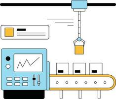 transportband bälte illustration vektor