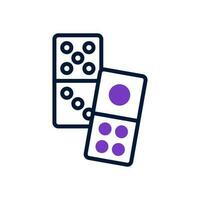 Domino Symbol zum Ihre Webseite, Handy, Mobiltelefon, Präsentation, und Logo Design. vektor