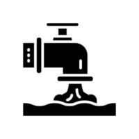 Abwasser Symbol zum Ihre Webseite, Handy, Mobiltelefon, Präsentation, und Logo Design. vektor