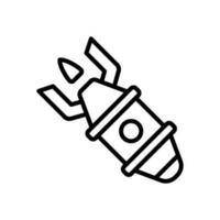 Rakete Symbol zum Ihre Webseite, Handy, Mobiltelefon, Präsentation, und Logo Design. vektor