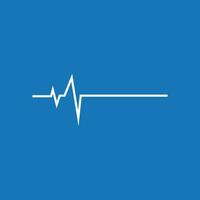 Herz schlagen Logo oder Impuls Linie Logo zum medizinisch Medizin mit modern Vektor Illustration Konzept
